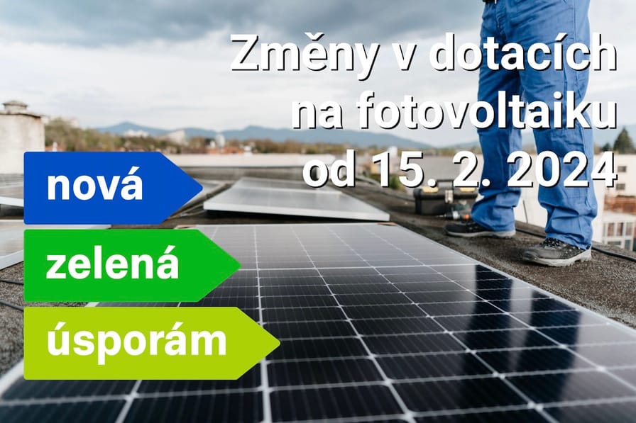 Nové podmínky dotací na fotovoltaiku z NZÚ se bytových domů netýkají. Zůstávají bez omezení